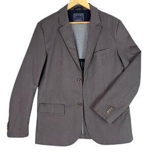 Jachs 310 Bleeker Twill Blazer Mens Medium Charcoal Grey Business Casual Preppy